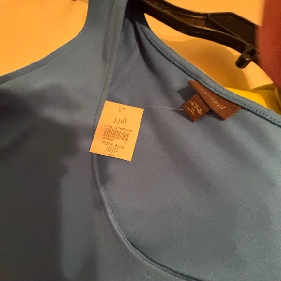 J. Jill Blue Ruffled! Beautiful NWT - Picture 6 of 6